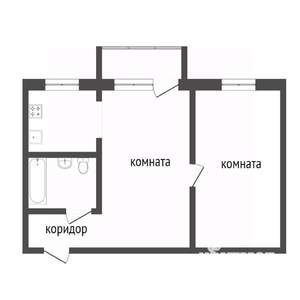 2-к квартира, вторичка, 42м2, 2/4 этаж