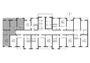 3-к квартира, вторичка, 85м2, 17/19 этаж