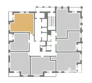 1-к квартира, вторичка, 46м2, 19/25 этаж