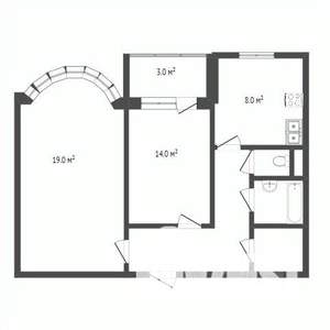 2-к квартира, вторичка, 55м2, 6/10 этаж