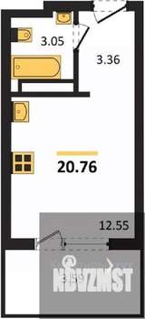Студия квартира, вторичка, 21м2, 21/28 этаж