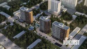 1-к квартира, строящийся дом, 38м2, 15/15 этаж