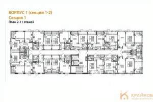 1-к квартира, вторичка, 40м2, 3/11 этаж