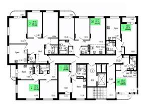 1-к квартира, вторичка, 34м2, 6/9 этаж