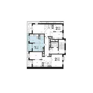 1-к квартира, вторичка, 41м2, 4/12 этаж
