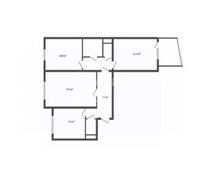 3-к квартира, вторичка, 64м2, 9/9 этаж