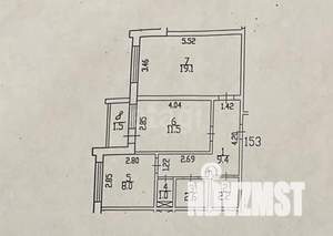 2-к квартира, вторичка, 55м2, 9/10 этаж