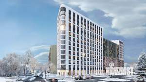 3-к квартира, строящийся дом, 72м2, 1/13 этаж