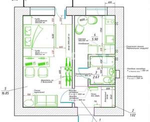 1-к квартира, вторичка, 31м2, 3/5 этаж