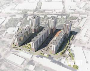 1-к квартира, строящийся дом, 36м2, 1/17 этаж