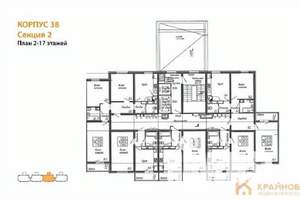 3-к квартира, вторичка, 76м2, 12/17 этаж