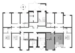 1-к квартира, вторичка, 40м2, 1/17 этаж