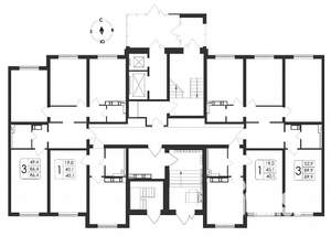 3-к квартира, вторичка, 86м2, 1/17 этаж