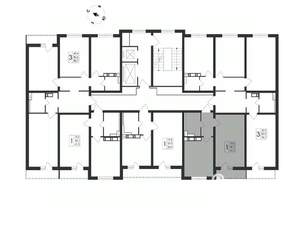 1-к квартира, вторичка, 42м2, 5/17 этаж
