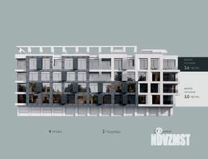 2-к квартира, вторичка, 82м2, 1/4 этаж