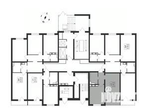 1-к квартира, вторичка, 42м2, 1/17 этаж