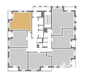 1-к квартира, вторичка, 46м2, 23/25 этаж