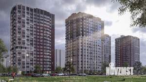 1-к квартира, строящийся дом, 34м2, 17/19 этаж