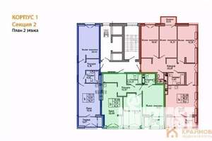 2-к квартира, вторичка, 82м2, 2/9 этаж