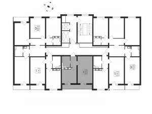 1-к квартира, вторичка, 40м2, 9/17 этаж