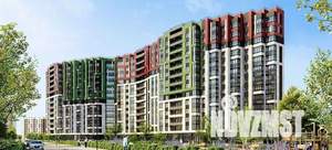 2-к квартира, строящийся дом, 64м2, 2/13 этаж