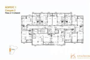 1-к квартира, сданный дом, 72м2, 4/15 этаж