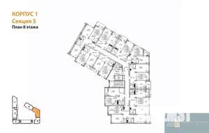 2-к квартира, вторичка, 62м2, 8/13 этаж