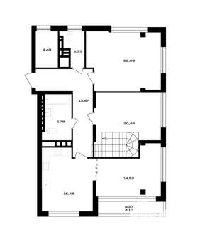 3-к квартира, вторичка, 104м2, 4/4 этаж