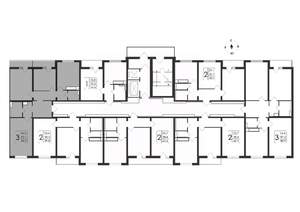 3-к квартира, вторичка, 85м2, 18/19 этаж