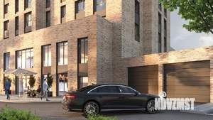 1-к квартира, строящийся дом, 40м2, 9/25 этаж