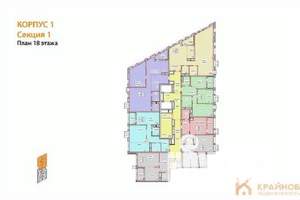 2-к квартира, сданный дом, 56м2, 18/21 этаж