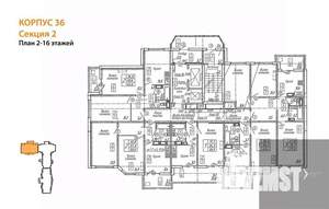 3-к квартира, вторичка, 77м2, 16/17 этаж