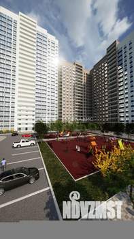 1-к квартира, строящийся дом, 34м2, 6/25 этаж