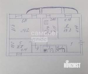 3-к квартира, вторичка, 86м2, 11/12 этаж