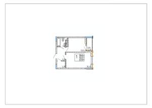 1-к квартира, строящийся дом, 39м2, 9/14 этаж
