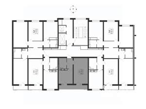 1-к квартира, вторичка, 40м2, 11/17 этаж