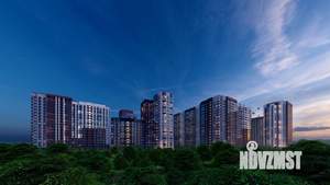 2-к квартира, строящийся дом, 54м2, 2/18 этаж