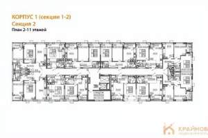 2-к квартира, вторичка, 58м2, 2/11 этаж
