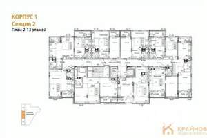 1-к квартира, строящийся дом, 45м2, 9/15 этаж