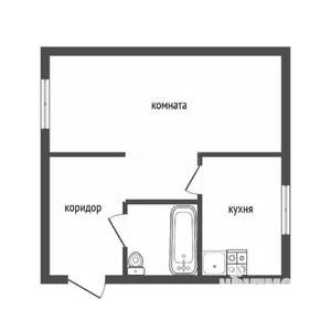 1-к квартира, вторичка, 31м2, 2/5 этаж