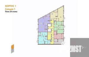 3-к квартира, вторичка, 80м2, 20/21 этаж