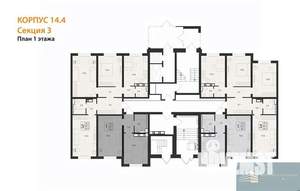 1-к квартира, вторичка, 40м2, 1/17 этаж