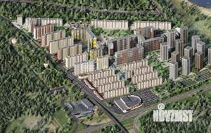 1-к квартира, строящийся дом, 47м2, 9/18 этаж