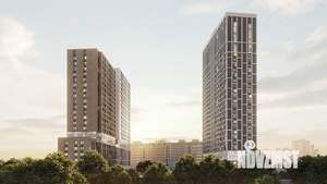 1-к квартира, строящийся дом, 39м2, 18/25 этаж