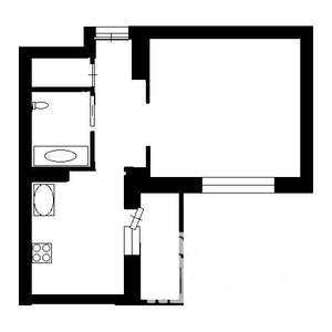 1-к квартира, вторичка, 40м2, 8/17 этаж