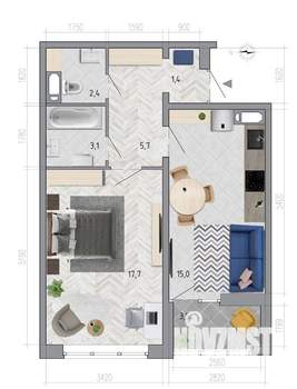 Фото квартиры на продажу (1)