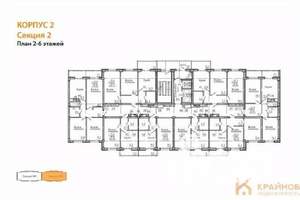 2-к квартира, вторичка, 59м2, 5/15 этаж