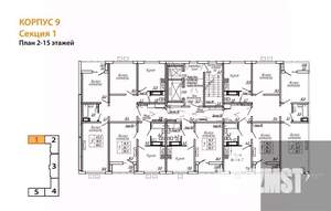 3-к квартира, вторичка, 81м2, 9/19 этаж