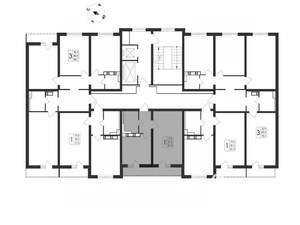 1-к квартира, вторичка, 40м2, 14/17 этаж
