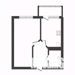 1-к квартира, вторичка, 43м2, 8/25 этаж